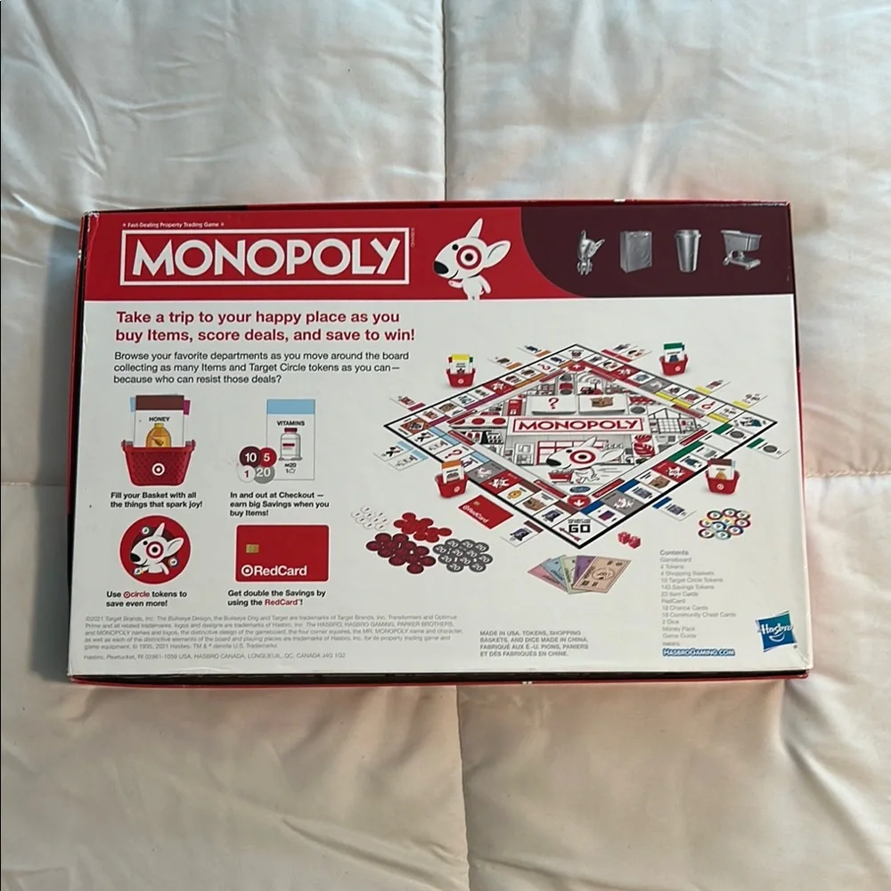 Hasbro Board Game - Monopoly - Target Edition - Picture 2 of 4
